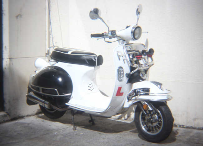 A mod scooter.