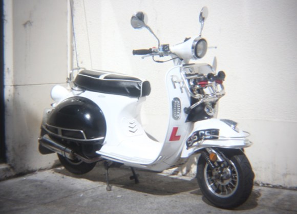 A mod scooter.