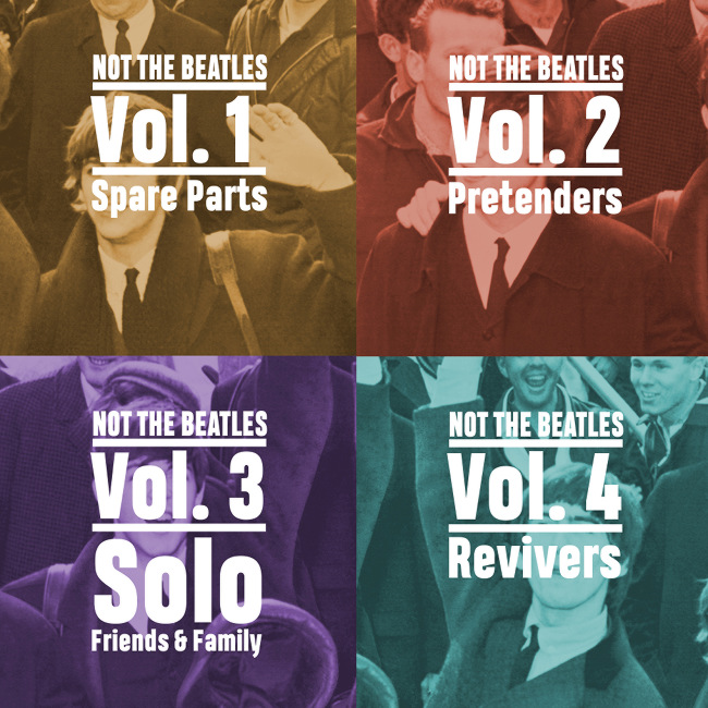 Not the Beatles -- playlist cover montage.