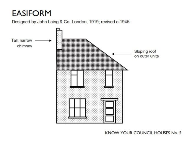 Drawing of a council house.