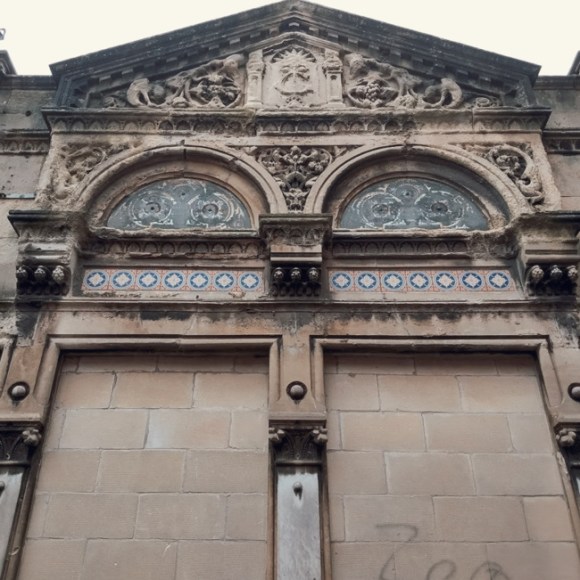 Victorian back street building.