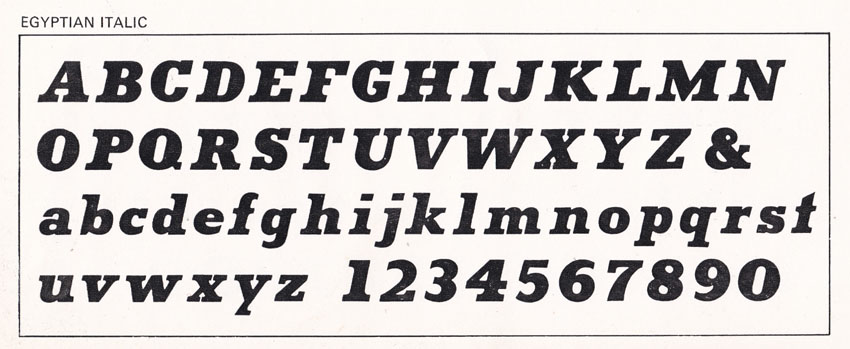 A sample of a letter style with capitals A to Z, lower case letters a to z, and numbers 0 to 9.