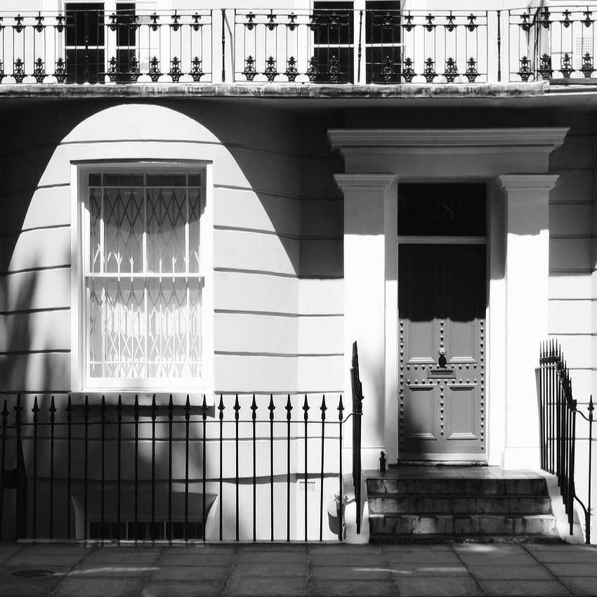 A Victorian terraced house in West London.