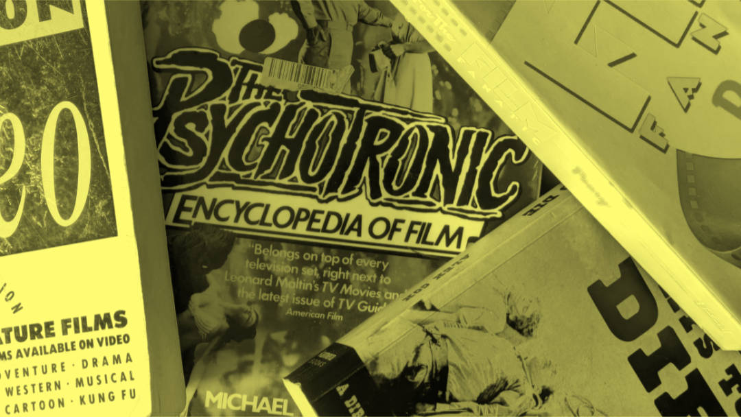 A selection of film guides including The Psychotronic Encyclopaedia of Film.